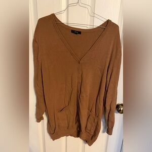Ellos Tan Knit Sweater, 1X/22/24
